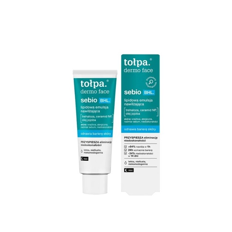 Tołpa Dermo Face Sebio BHL Feuchtigkeitsspendende Lipidemulsion 40 ml