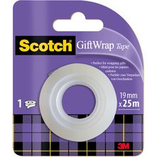 Ruban adhésif pour cadeau 'GiftWrap Tape', 19mm x 25m