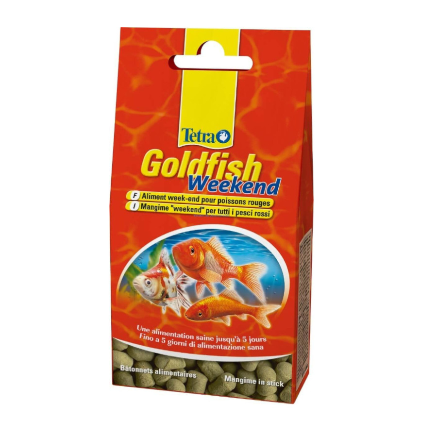 Iscas Tetra Goldfish Weekend Sticks para peixes de água fria