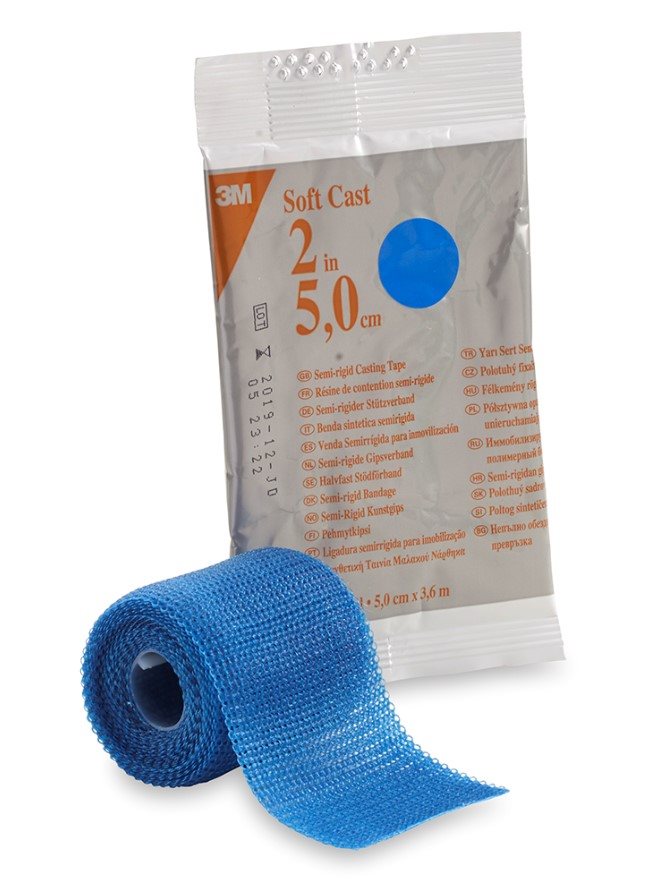 SCOTCHCAST Scotchcast Softcast 5cmx3.65m blau 10 Stk