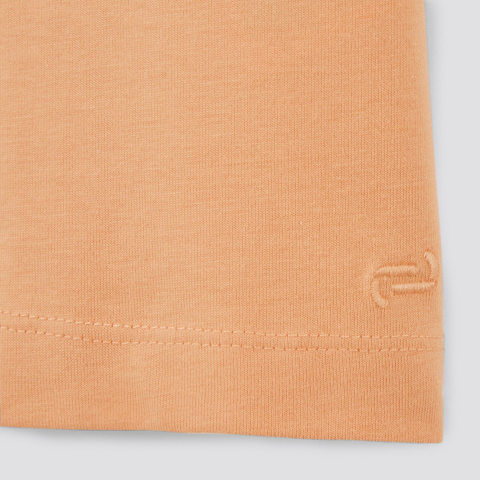 Tee shirt 'le parfait by JULES' coton issu de l'ag Orange foncé