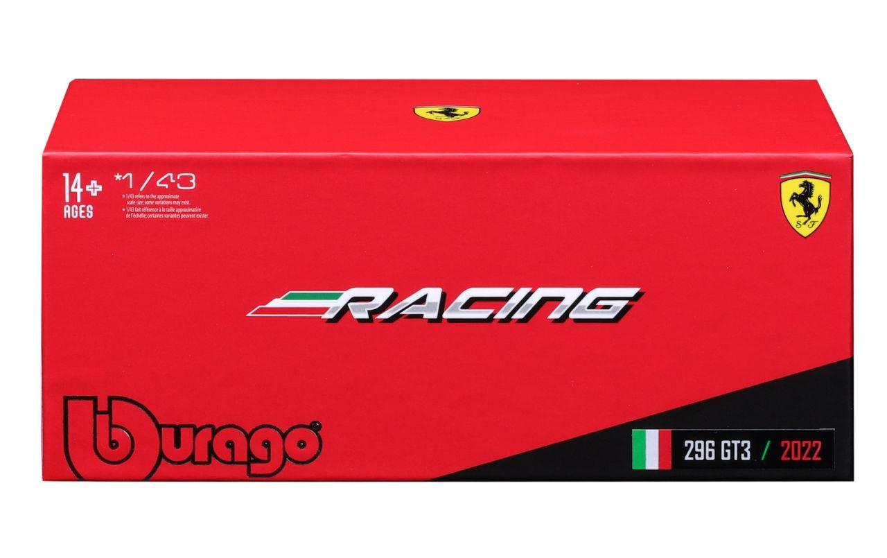Ferrari Racing 296 GT3 2023 Rot 1:43Sammlermodell im Massstab 1:43