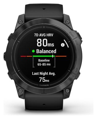 Montre de Sport Garmin epix Pro (Gen 2) Standard Edition 51 mm Gris Slate Noir