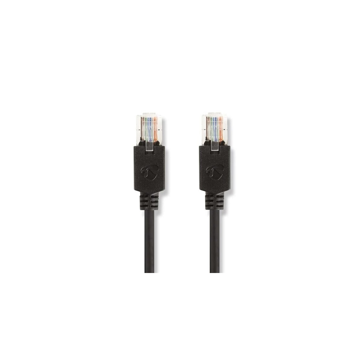 Nettverkskabel CAT5e U/UTP 20 m - Svart