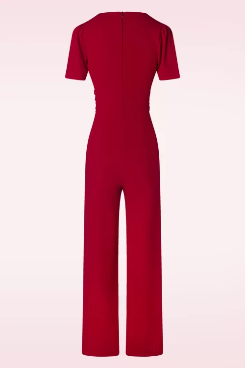 Vintage Chic for Topvintage Evelynn jumpsuit in rood