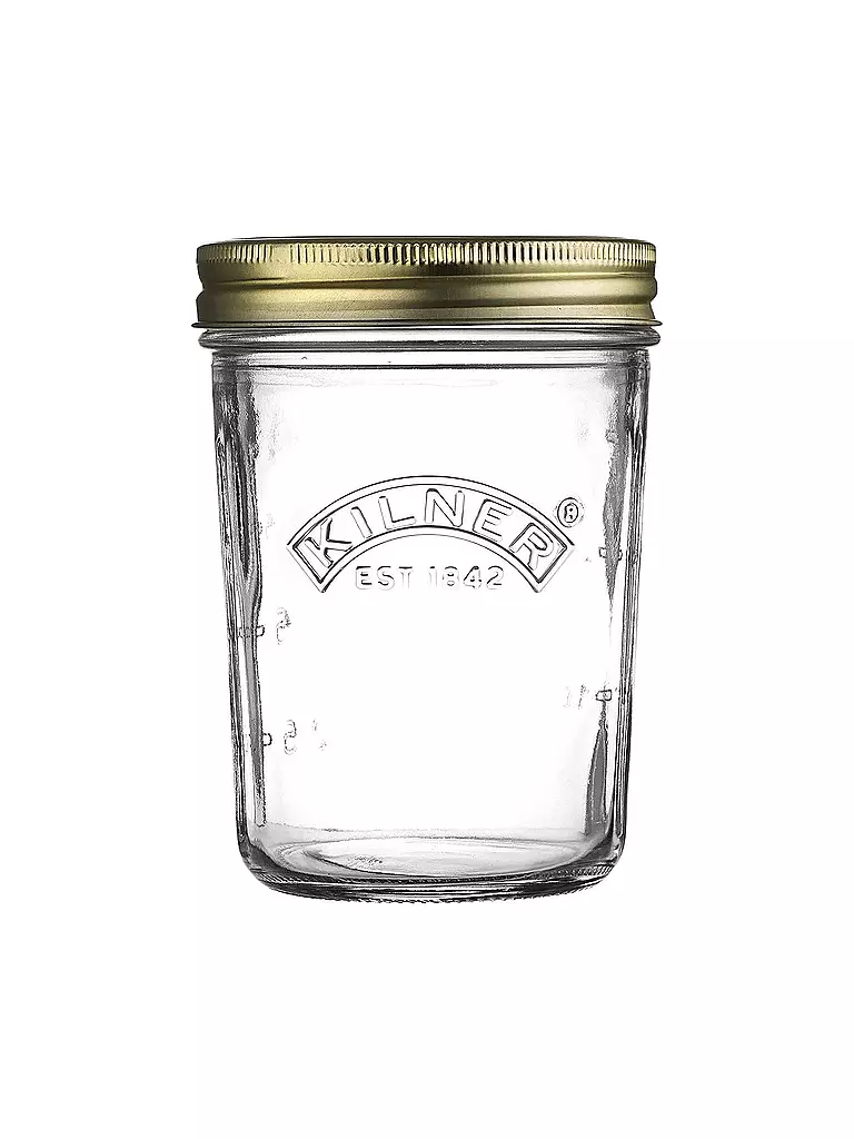KILNER Einmachglas mit weiter Öffnung 350ml Glas/Metall transparent