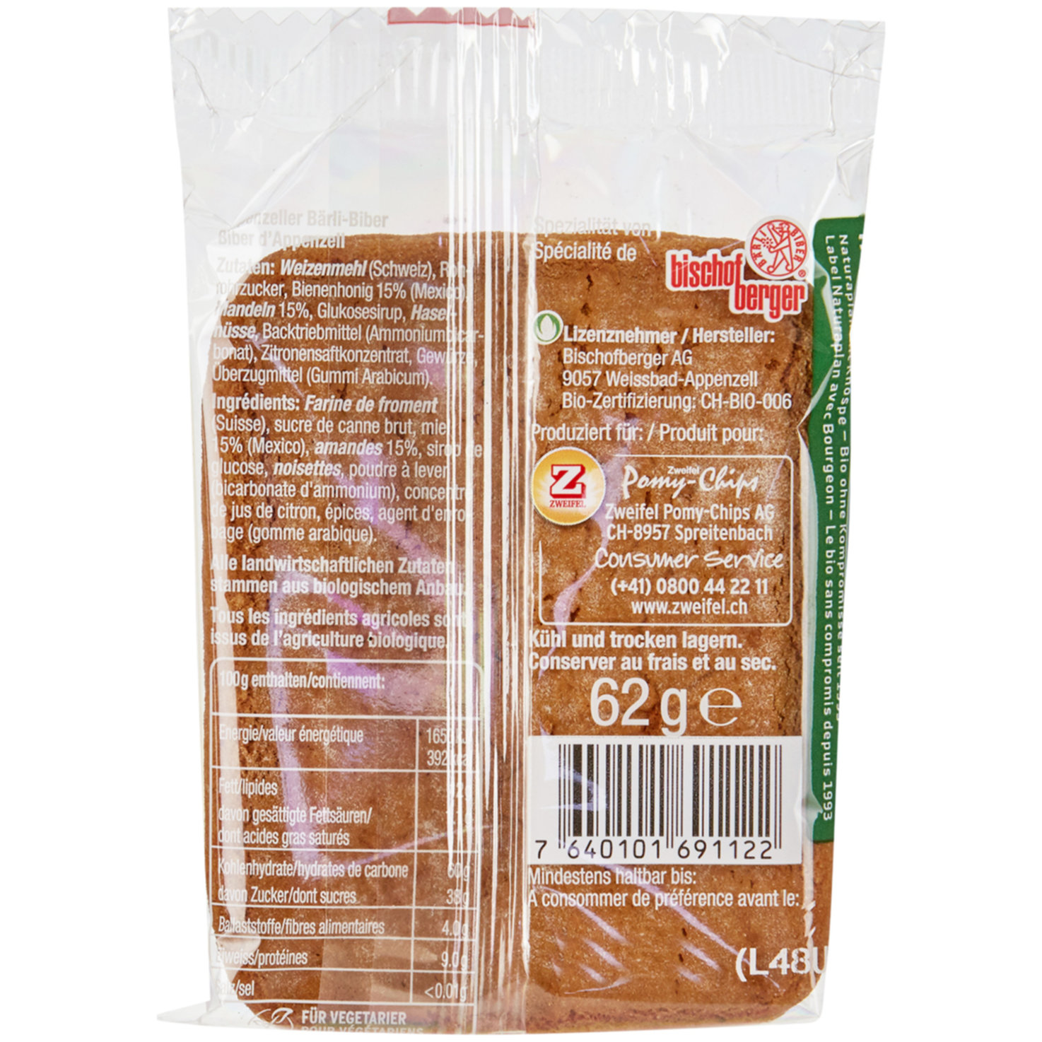 Naturaplan Bio Appenzeller Bärli Biber