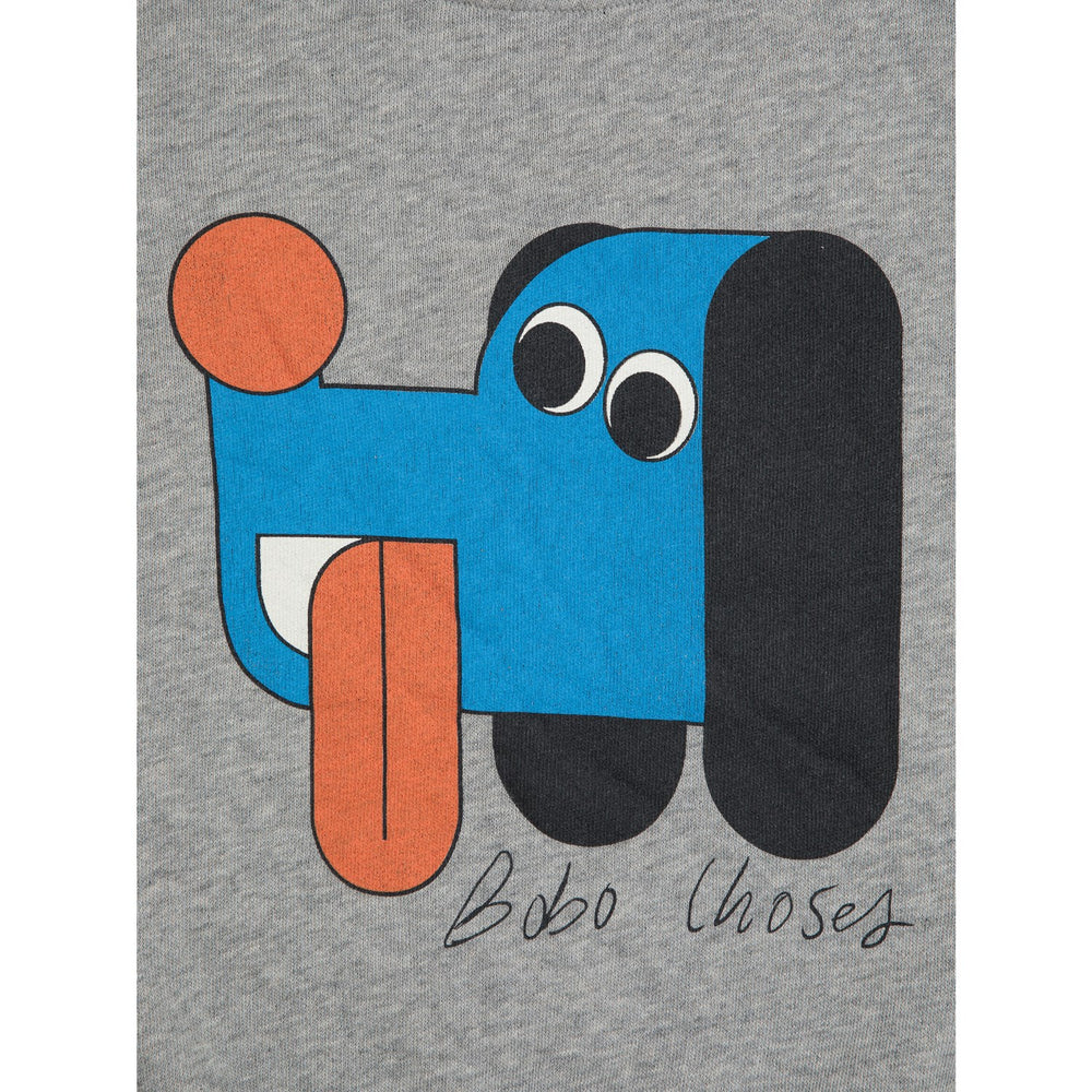 Køb Bobo Choses Heather Grey Doggy Mate Sweatshirt
