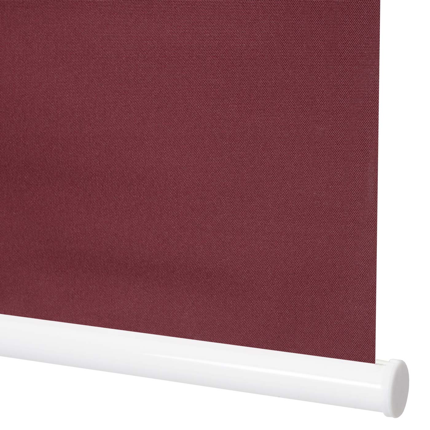 Rollo MCW-D52, Fensterrollo Seitenzugrollo Jalousie, Sonnenschutz Verdunkelung blickdicht 60x230cm ~ bordeaux