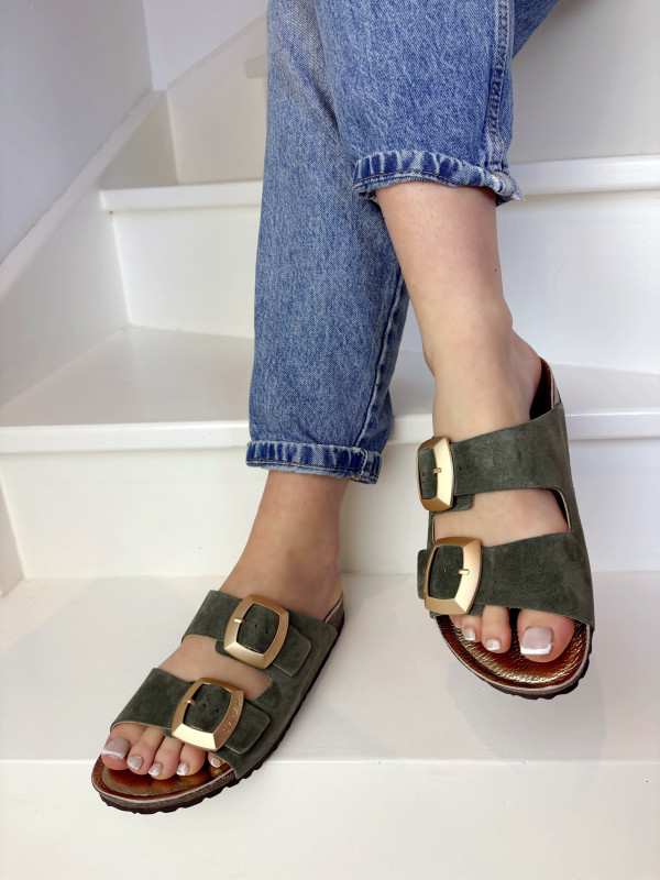 Semerdjian - Mules ASCOLI Kaki