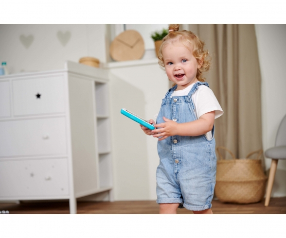 Kinder Smartphone Baby Handy Spielzeug mit Musik / Tiergeräuschen / Licht inkl. AAA Batterien (104010002)