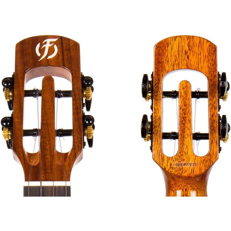 Flight Royal Series Phantom EQ-A Tenor elektrisch-akoestische tenor ukelele met gigbag