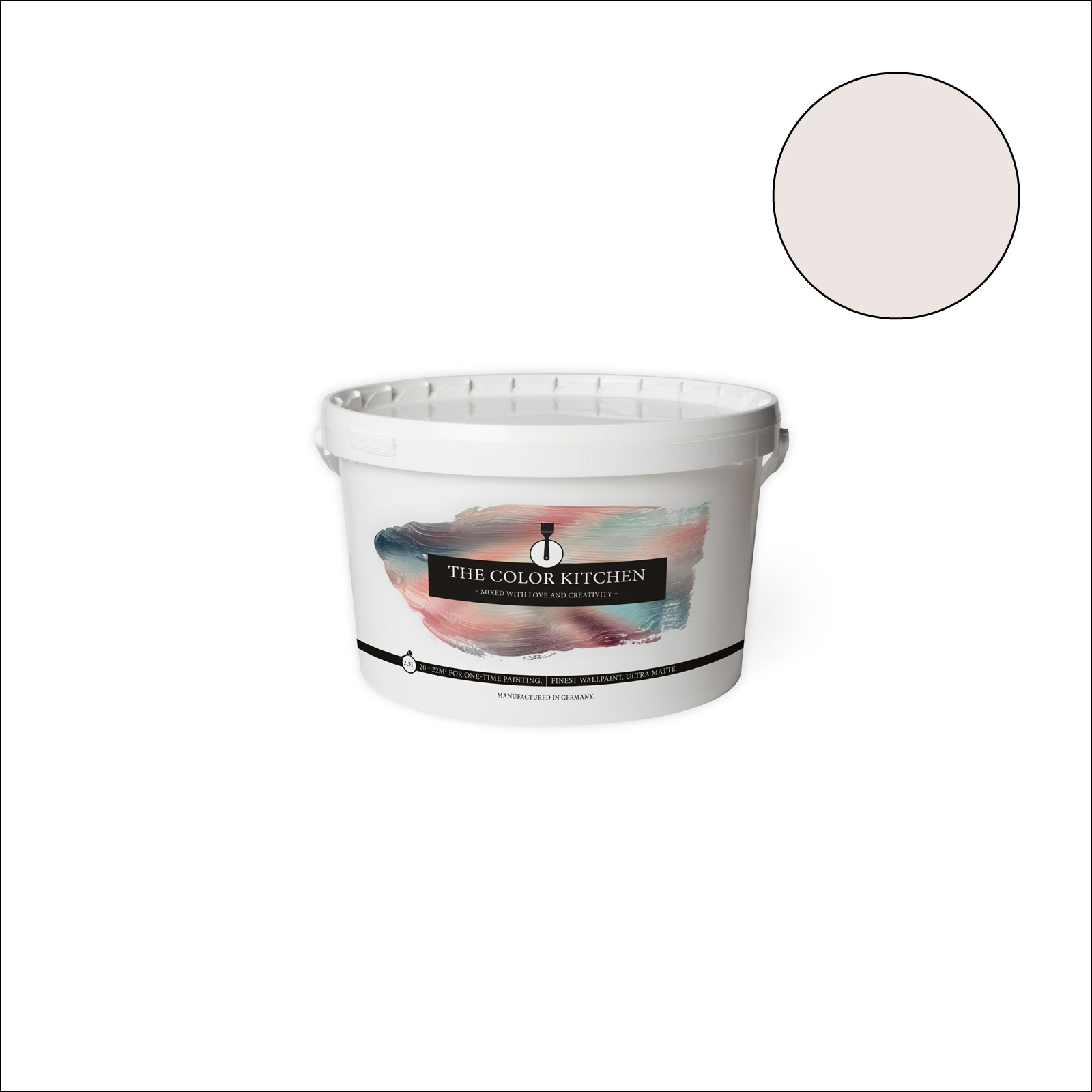 The Color Kitchen Wandfarbe Cotton Candy - rosa matt - 2,5 Liter