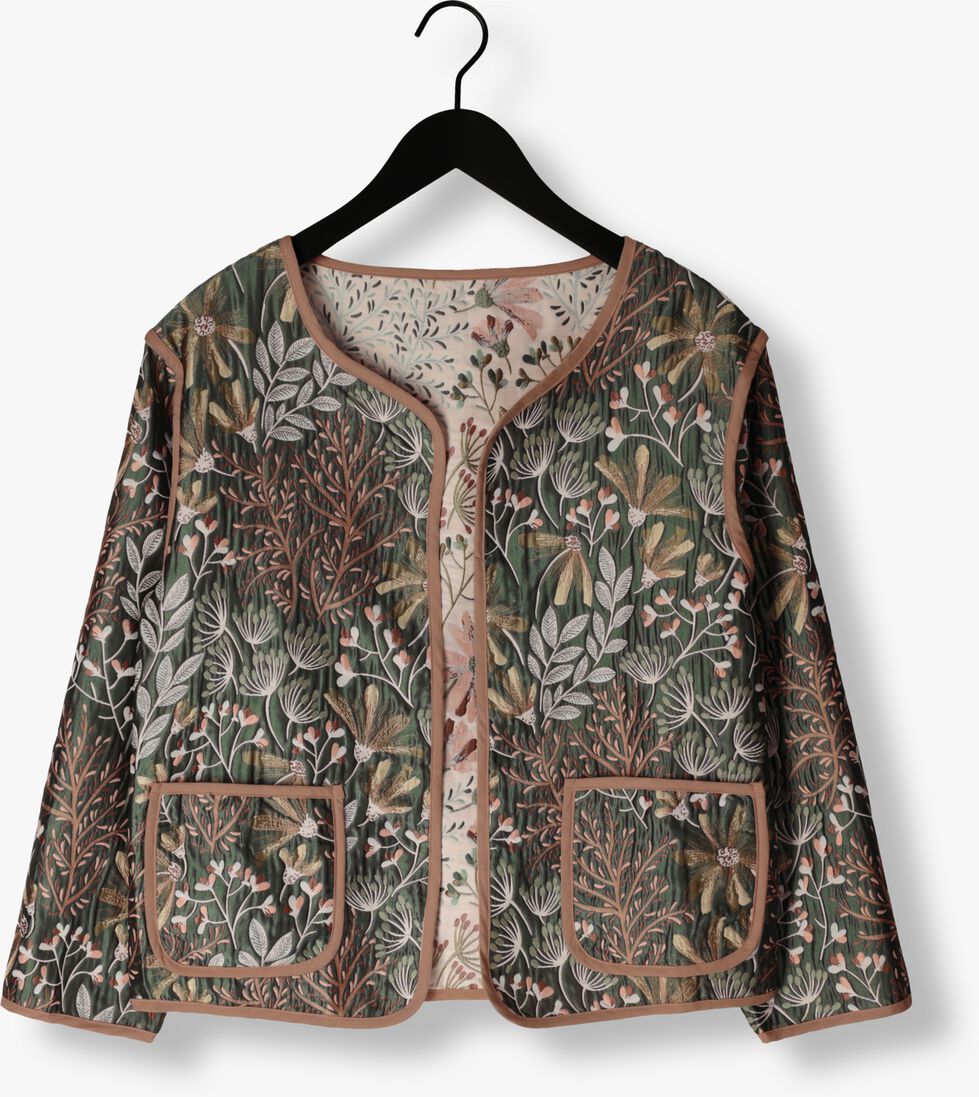 YDENCE donkergroene ydence vest jacket yasmin