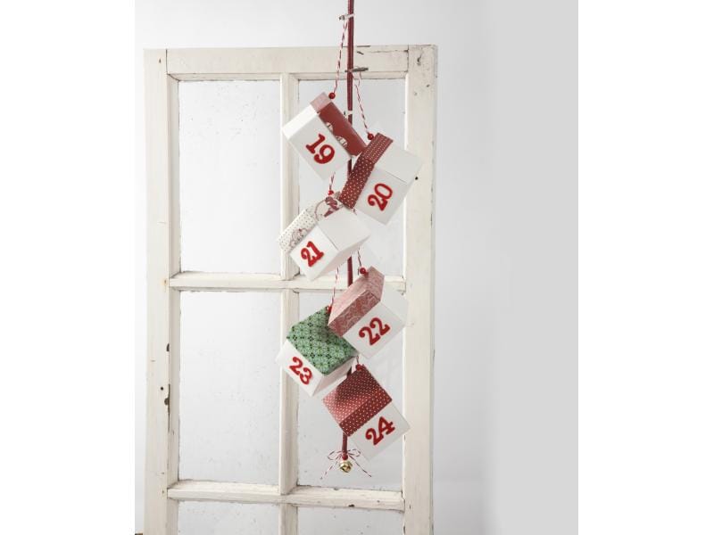 Creativ Company Adventskalender-Zahlen Ø 4 cm Sticker für Adventskalender