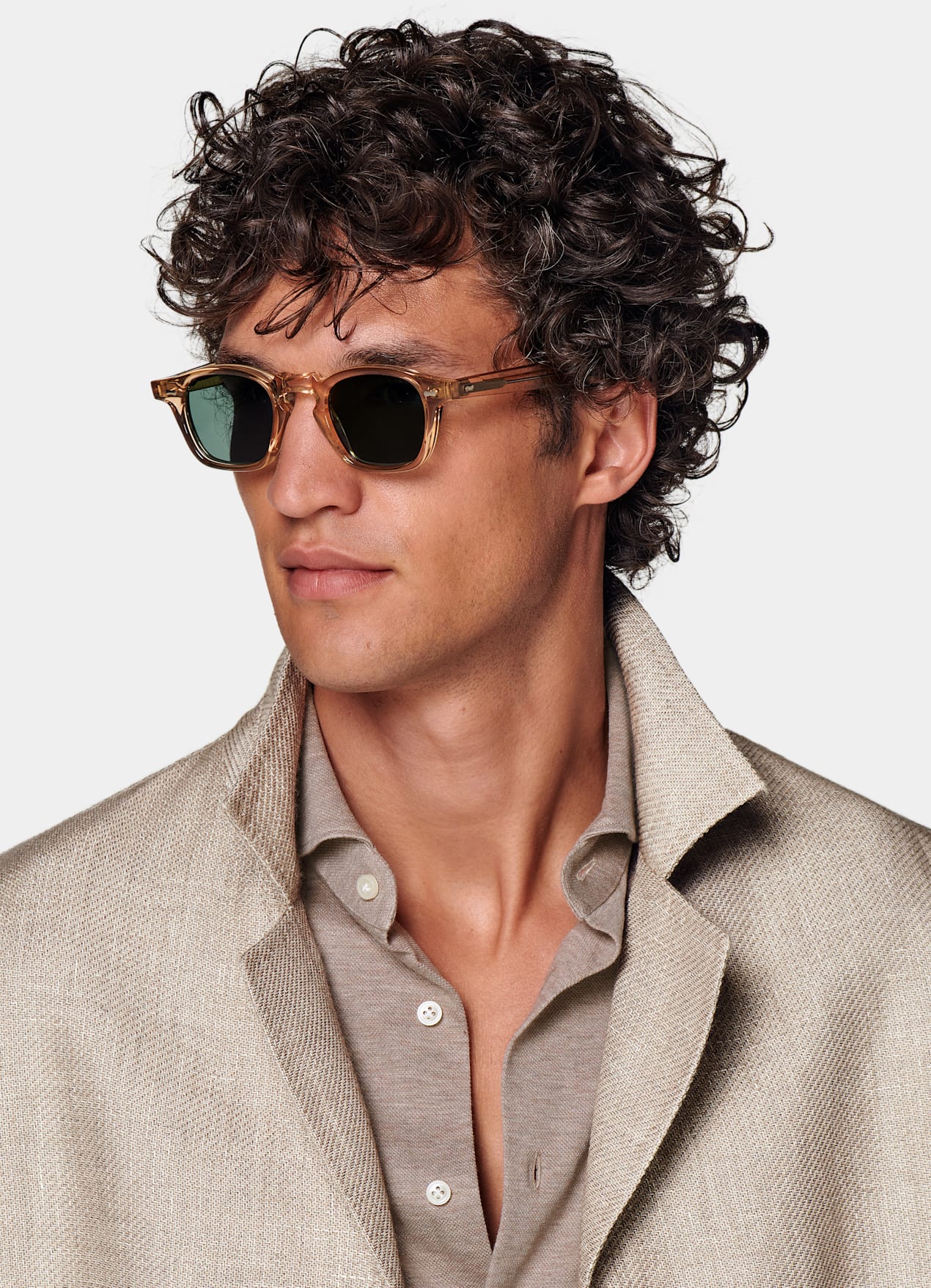 Veste chemise coupe Relaxed marron moyen