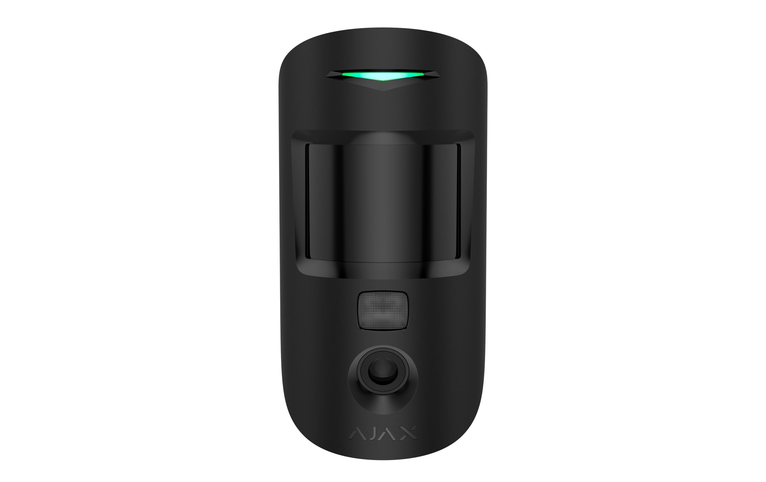 Baseline MotionCam Jeweller Schwarz<br>Kabelloser IR-Bewegungsmelder mit Funktion «Foto nach Alarm»