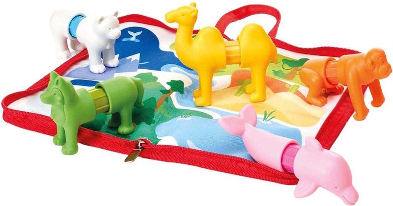 SmartGames - SmartMax - Constructiespeelgoed - Mijn Eerste Dieren - Multicolor