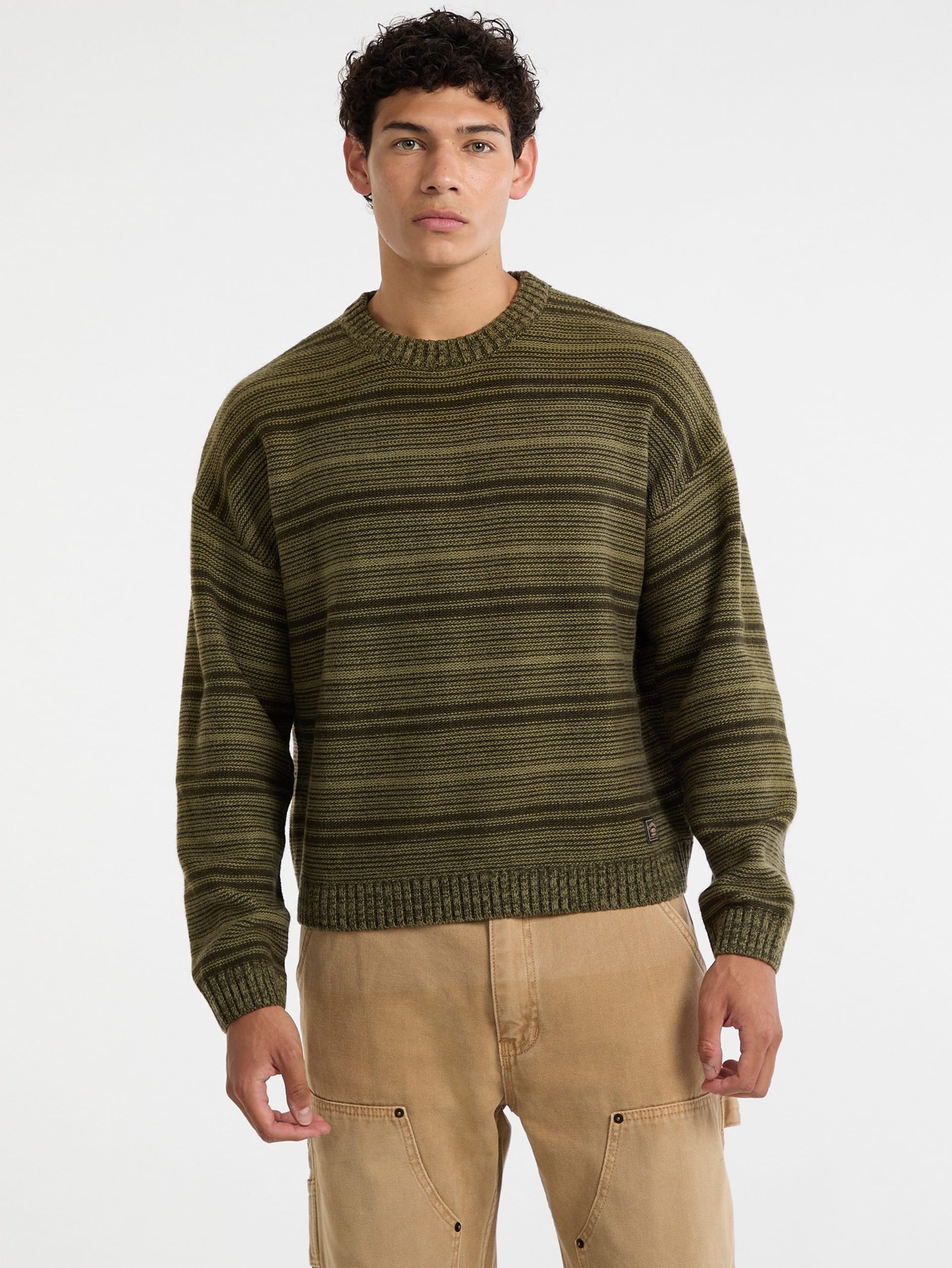 Suéter Boxy Stripe da GUESS Originals