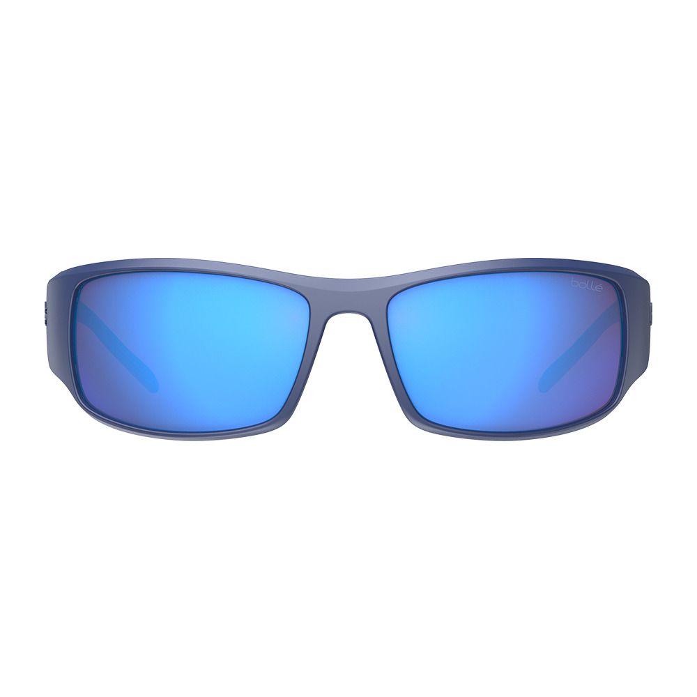Bolle KING - Lunettes de soleil dark blue matte/brown blue