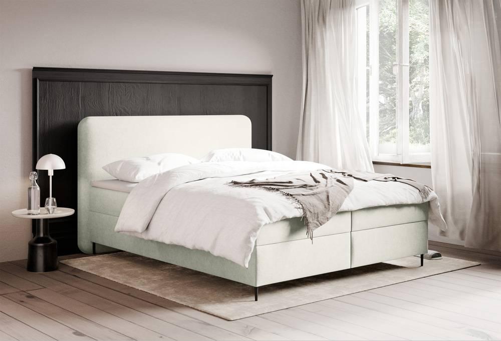NADUVI Collection Boxspring Contero chenille 180 x 200 cm met