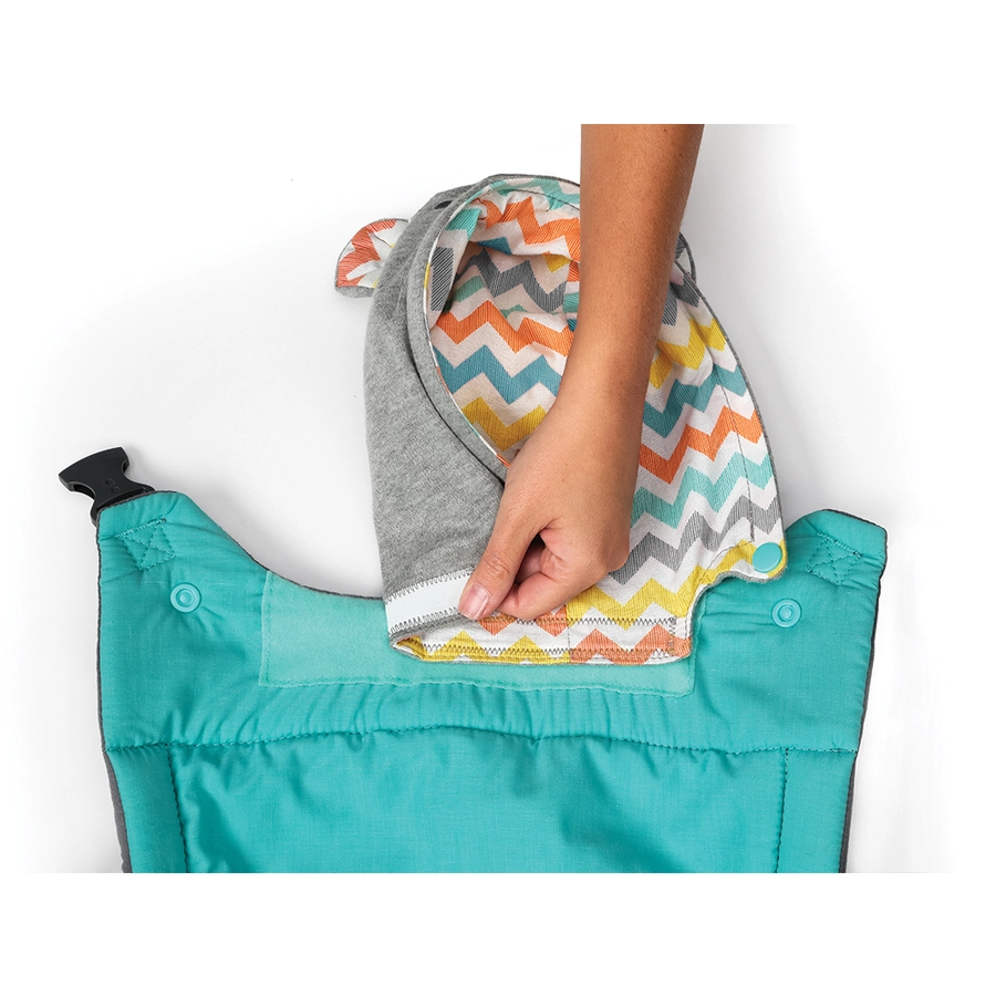 Infantino Cuddle Up Ergnomische Babytrage mit Kapuze (Teddy)