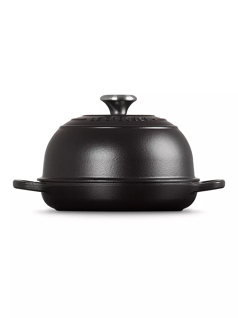 LE CREUSET Brot Bräter aus Gusseisen 24cm Schwarz schwarz