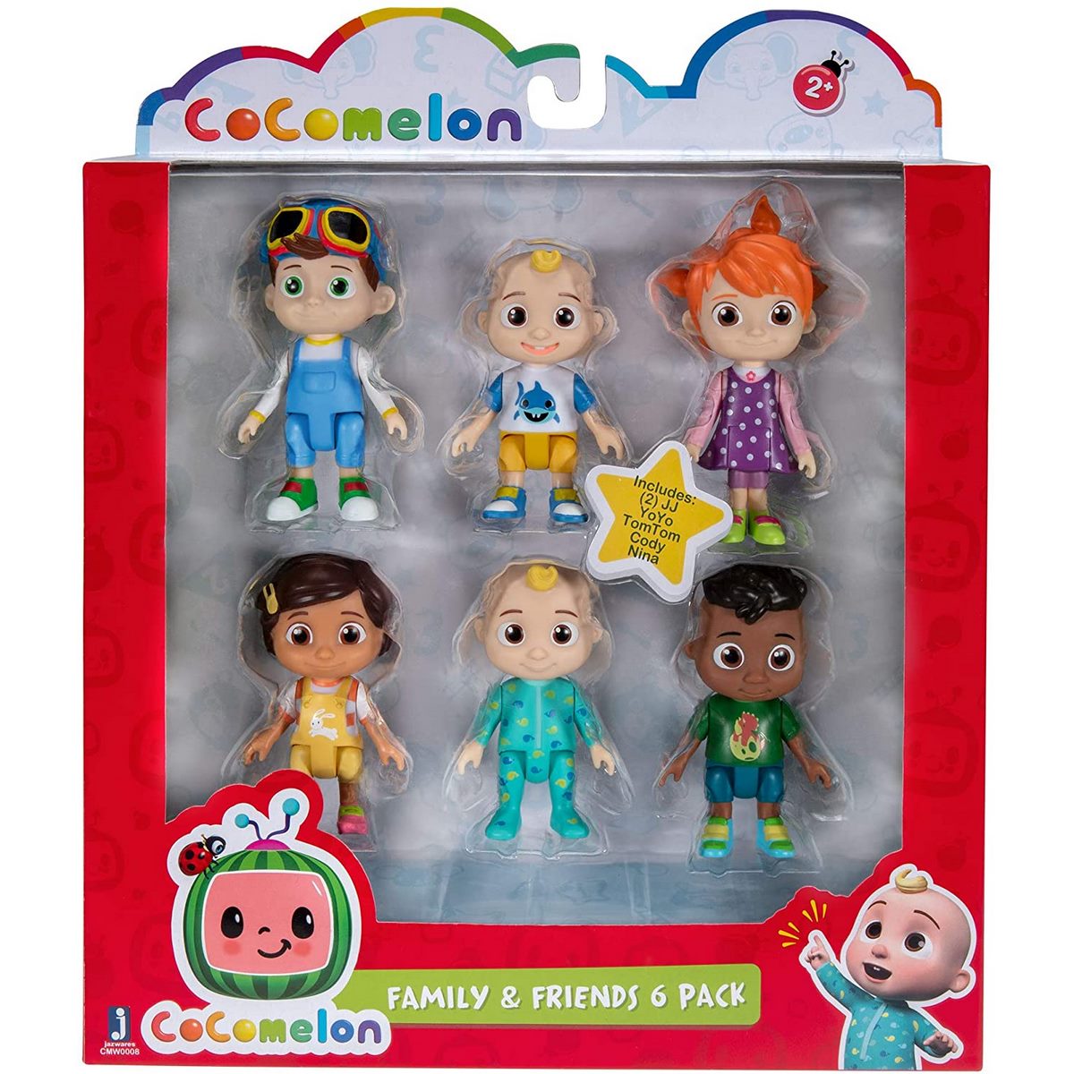 Pack 6 figurines Cocomelon