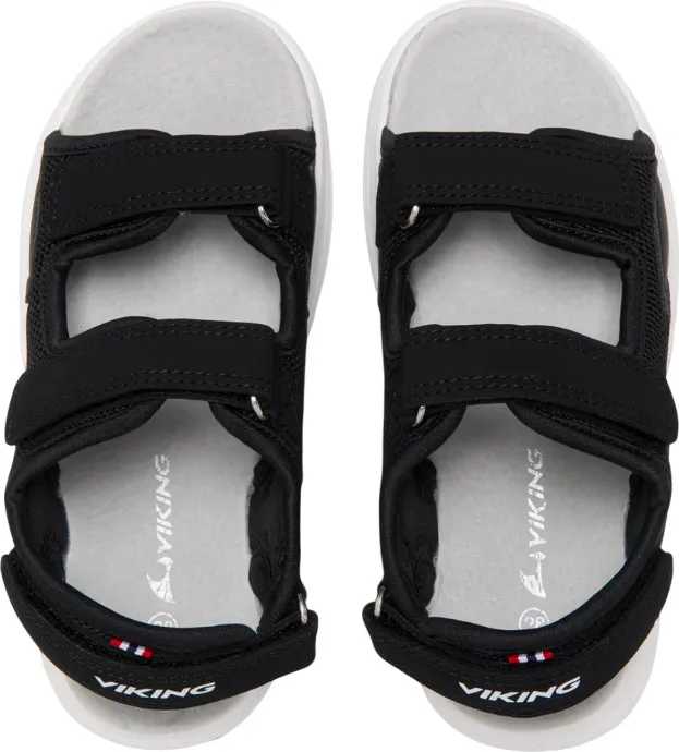 Viking Footwear Kid's Anchor Sandal 3v Black