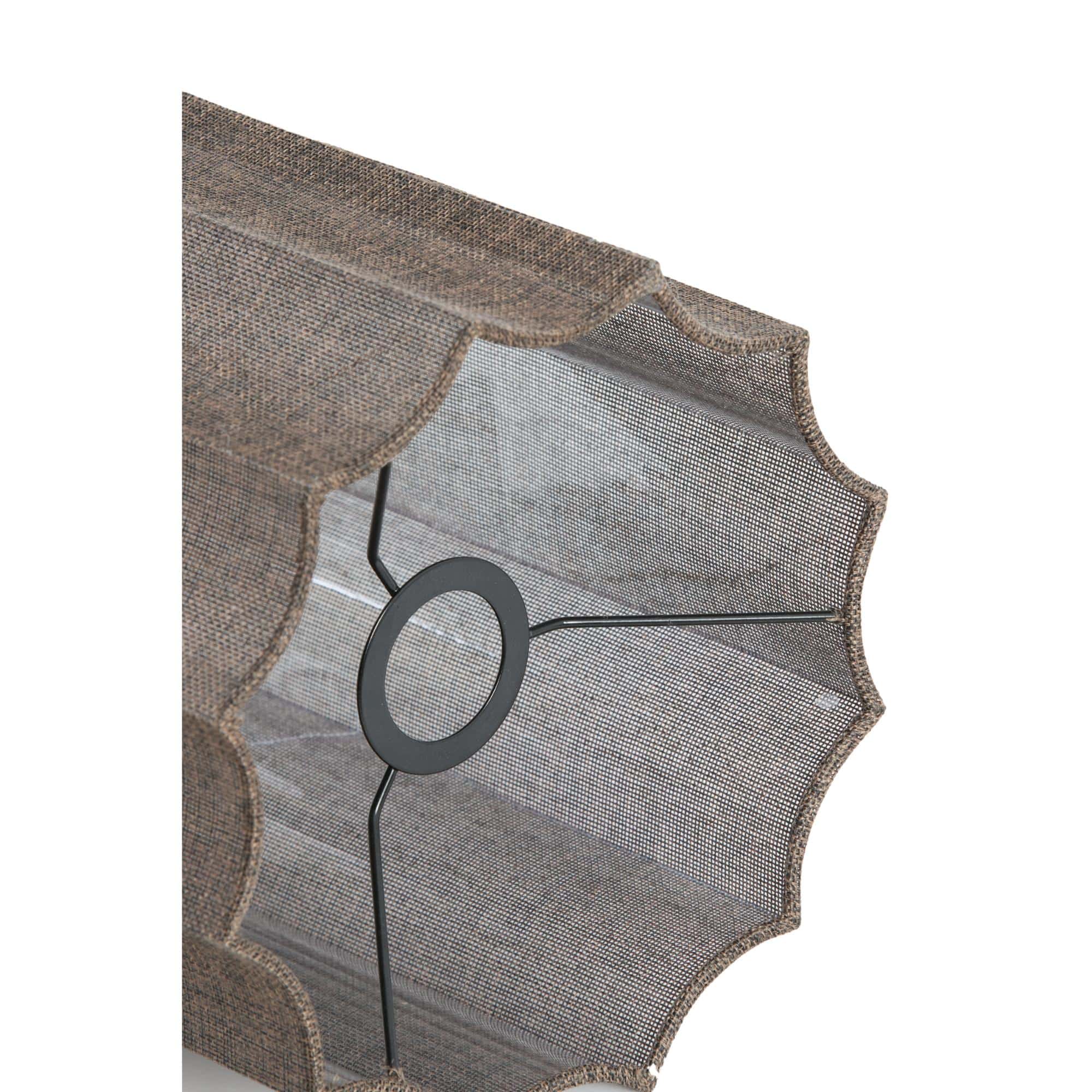 Light & Living Cilinder lampenkap Disli - Donkerbruin - Ã18cm