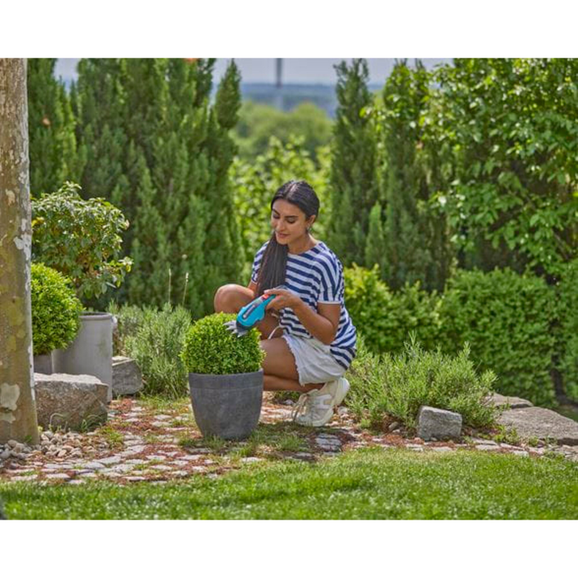 GARDENA Grasschere Akku-Grasschere ClassicCut Li, 3,6Volt, Set mit Strauchmesser - Aktion