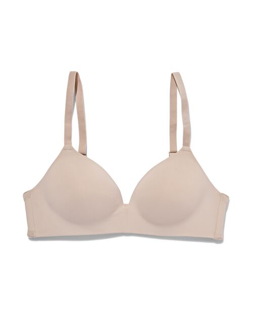 soutien-gorge préformé sans armatures recyclé/micro beige