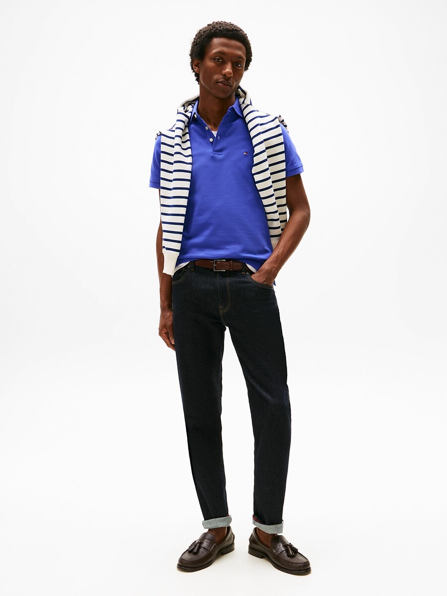 TOMMY HILFIGER<br>Polo slim stretch, 3 botões