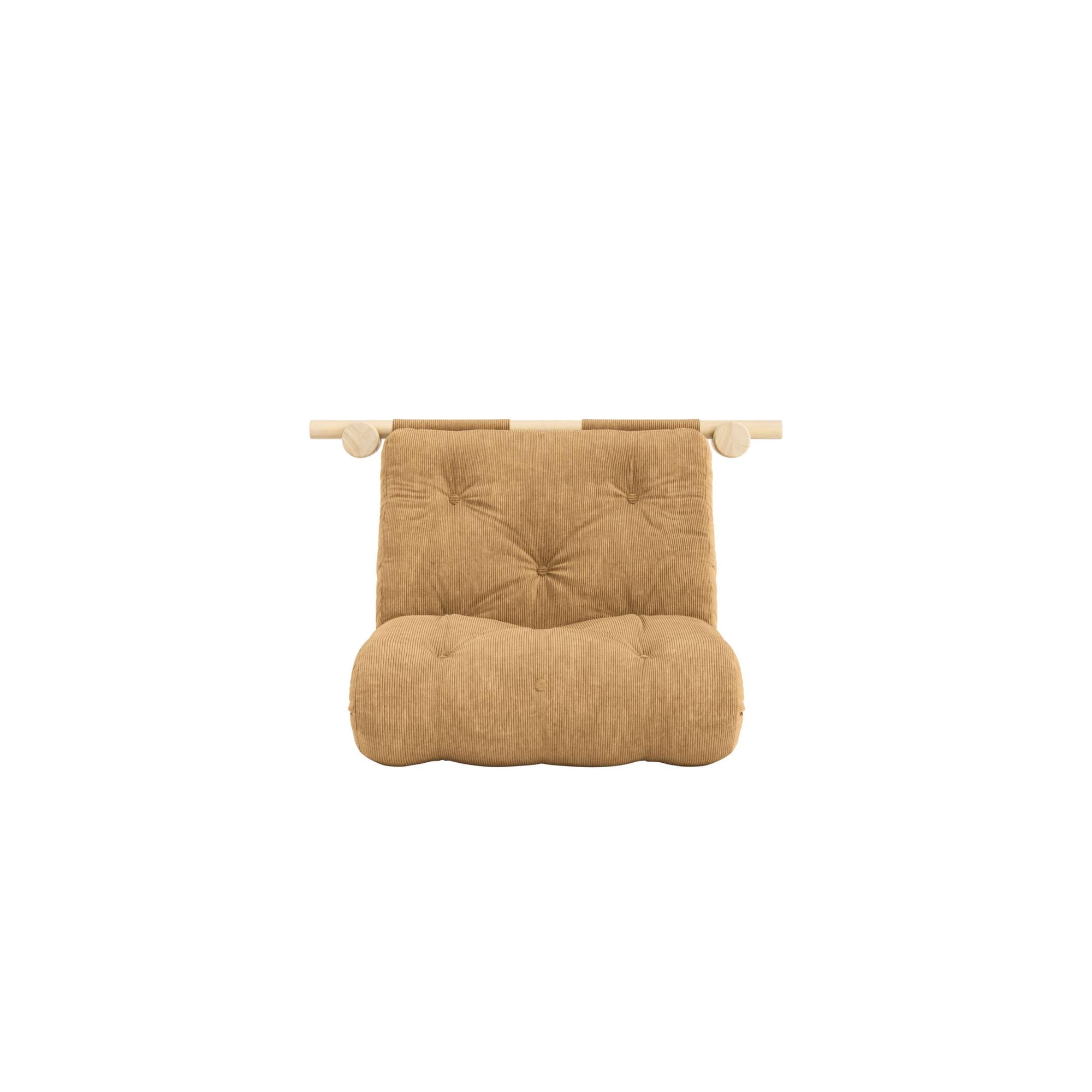 Karup Design Schlafsofa »Hooked Sofa Bed / Sleeper Chair – Sitz- oder Schlafplatz, platzsparend« Futonmatratze inkl. Halterungsset aus FSC®-zertifiziertem Massivholz