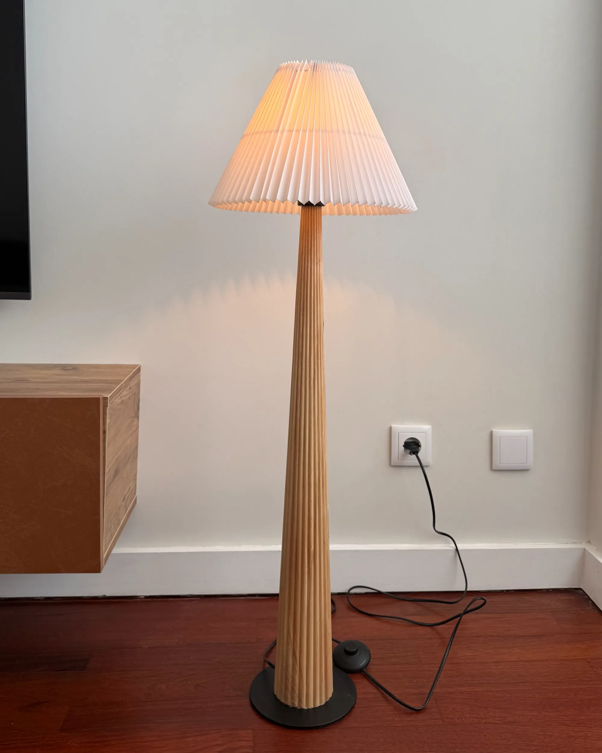 Staande lamp ALIGIDE Hout Natuurlijk