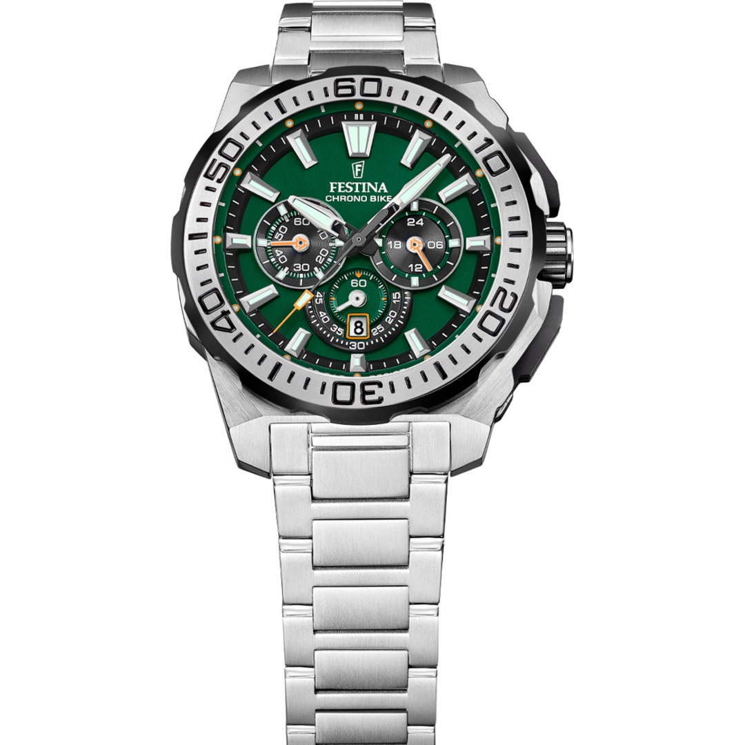 Festina Chrono Bike 2025 Grün / Silber