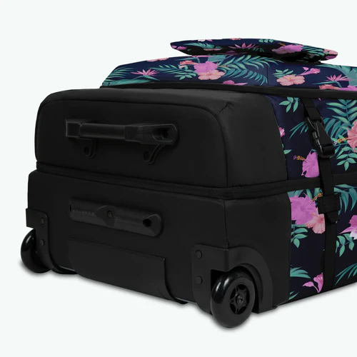 Valise souple 2 roues large Valladolid bleu