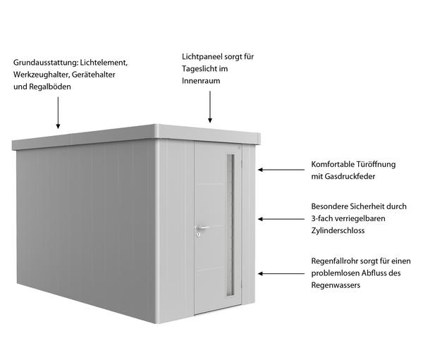 Biohort Gerätehaus Neo 4A, ca. B180/H222/T348