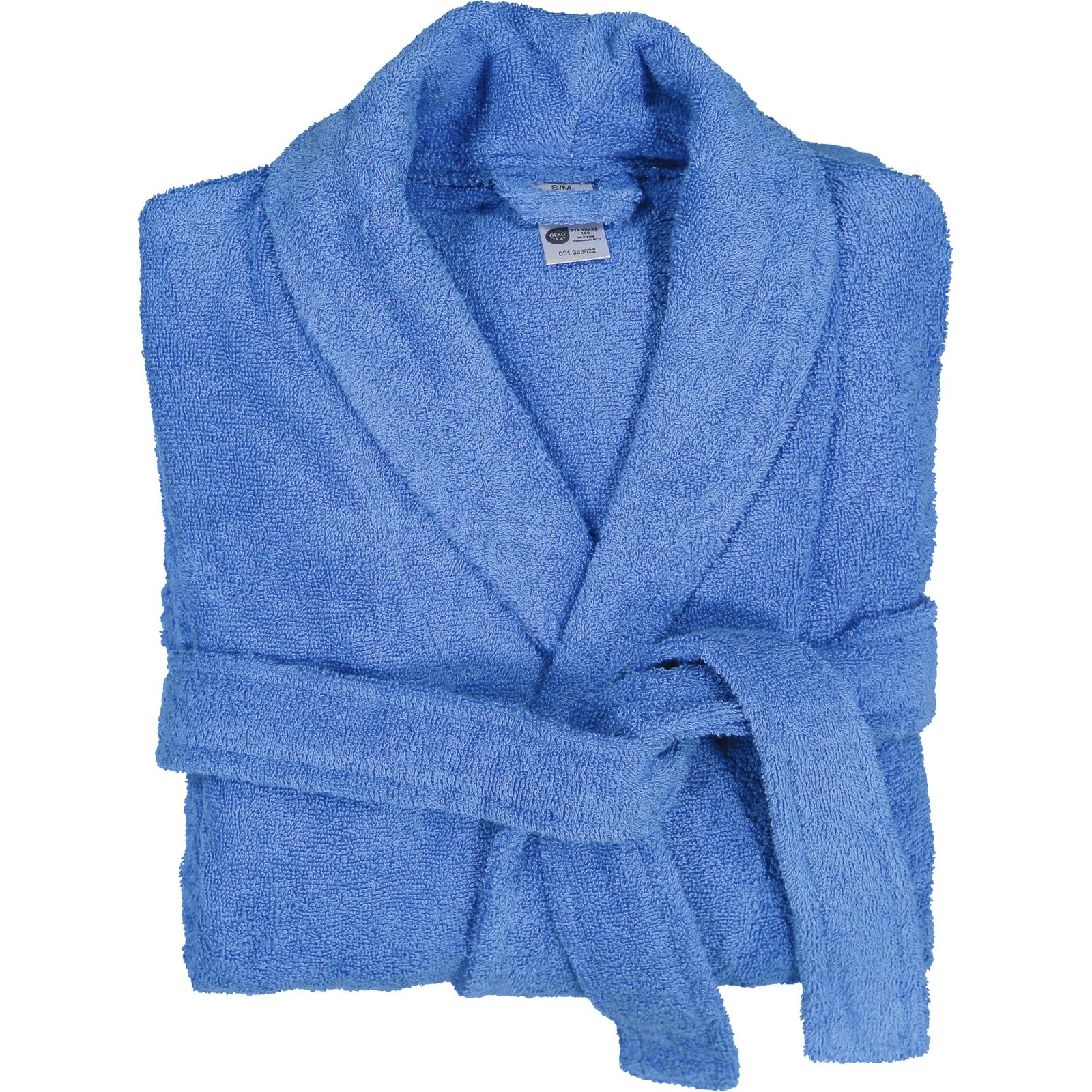 Bademantel Unisex Frottee L/XL, blau