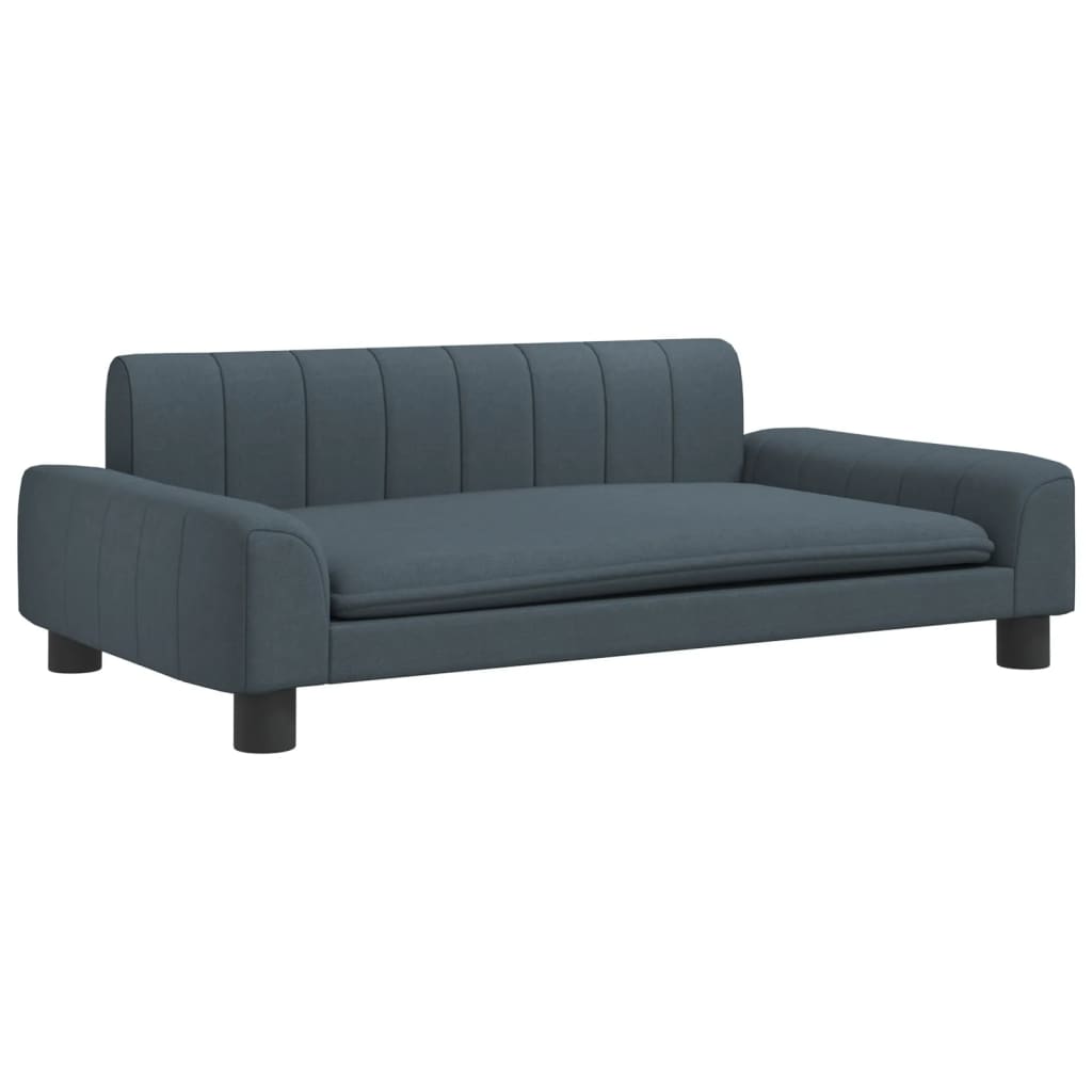 Cama para cães vidaXL em tecido cinza escuro, 70x45x30 cm