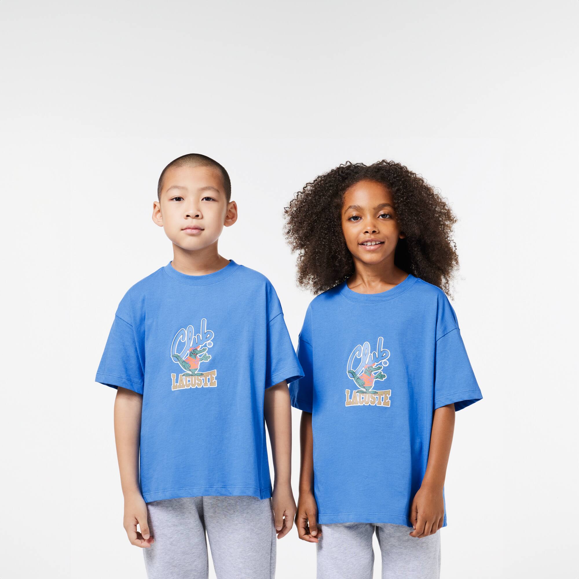 T-shirt avec imprimé mascotte T-Shirts & Chemises - Bleu - Lacoste - Enfant