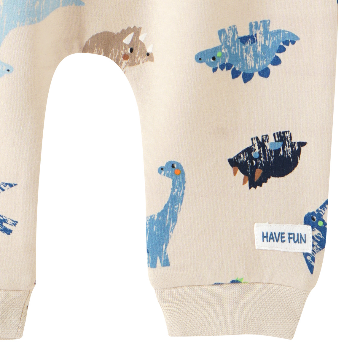 Topomini Newborn Jogginghose mit Dinosauriern beige