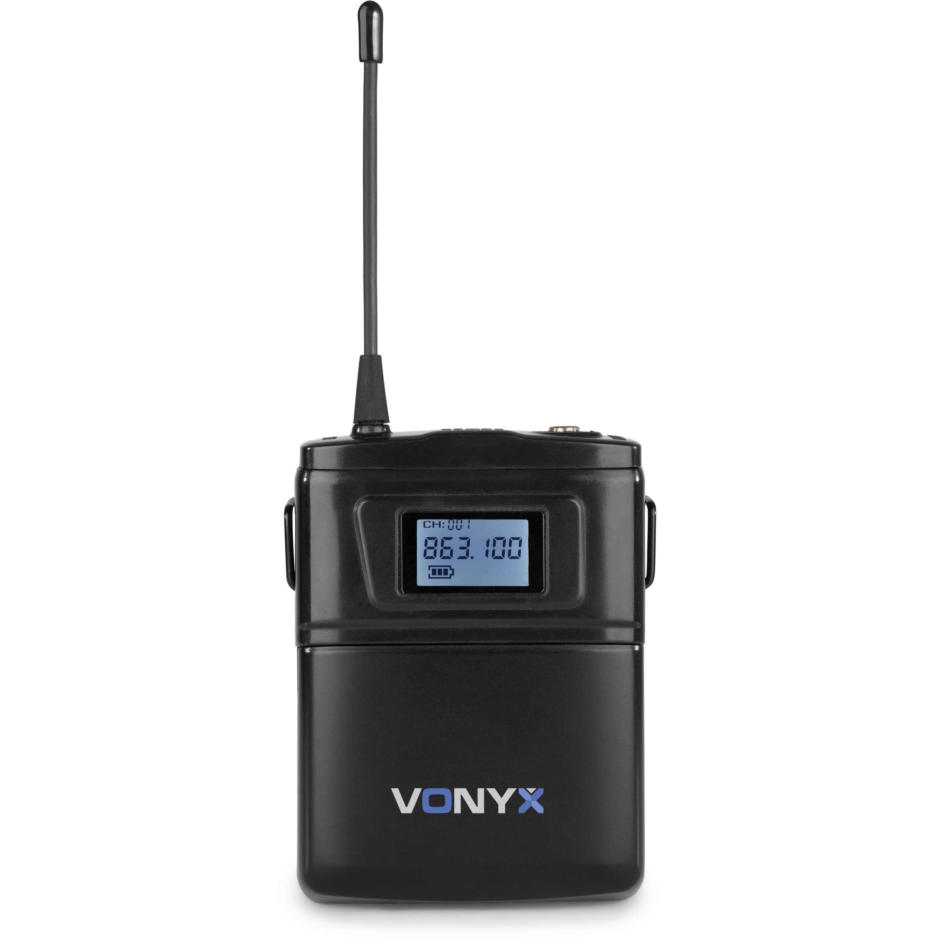 Vonyx WM61B UHF 16-kanaals draadloos microfoonsysteem (863-865 MHz)
