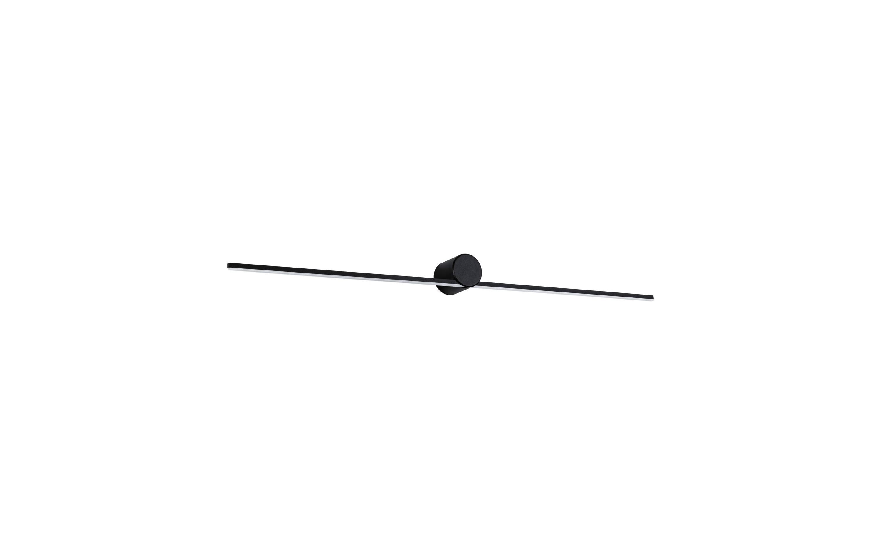 Spiegelleuchte LED Sava 7.5W SchwarzSpiegelrohrleuchte mit Schutzart IP44
