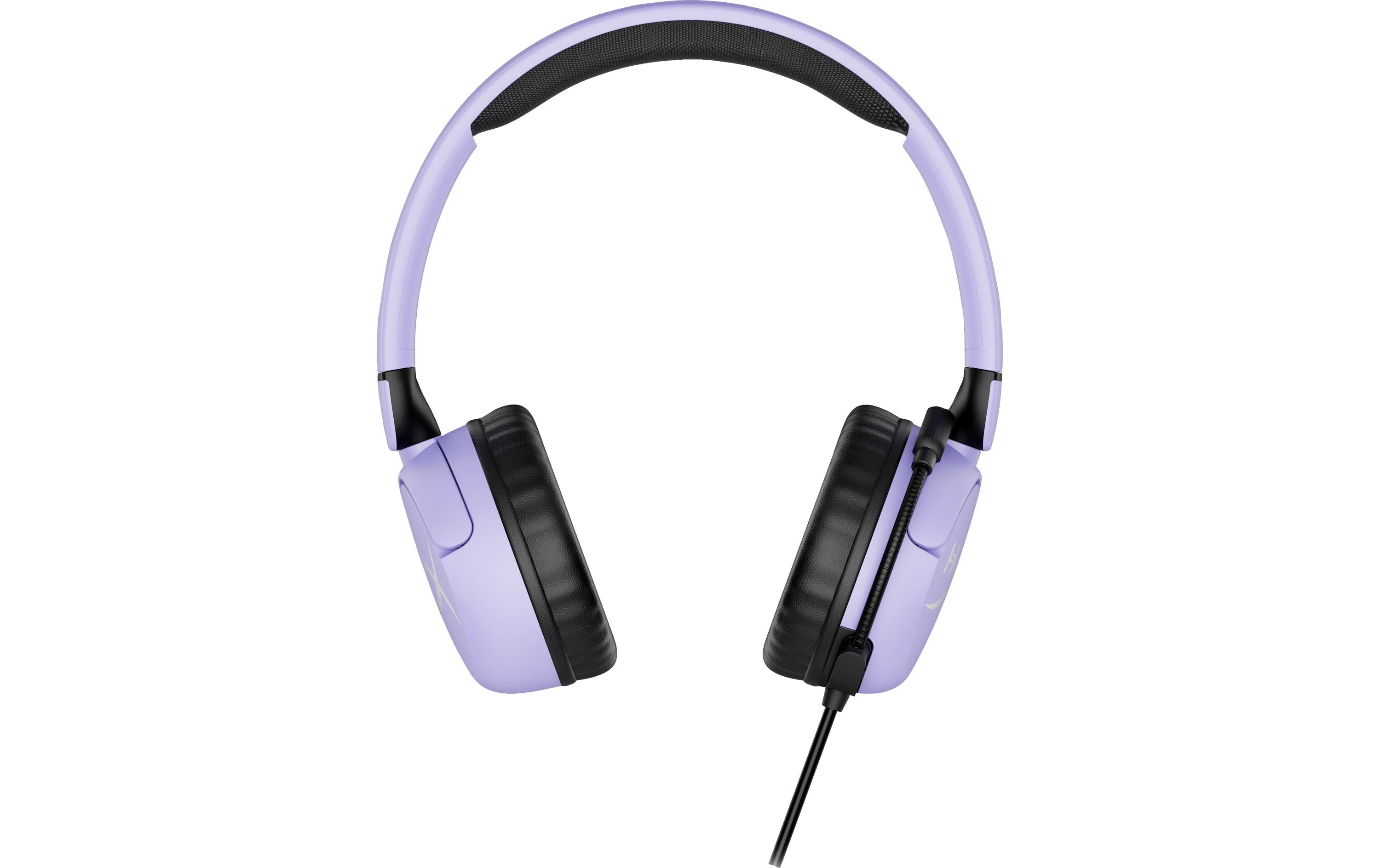 Headset Cloud Mini Lavendel/SchwarzKomfortables Kinder-Gaming-Headset für PC und Spielkonsolen