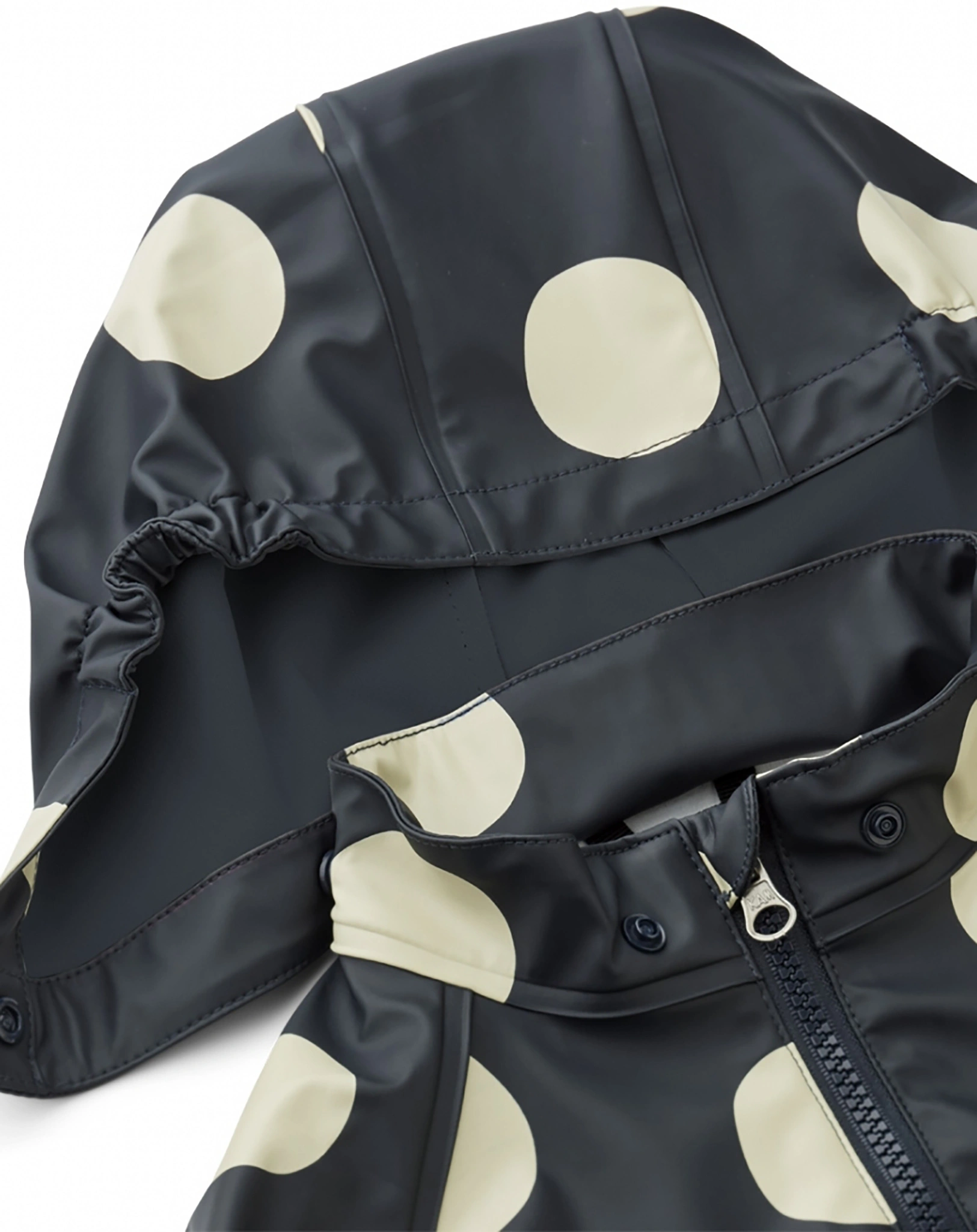 Regen-Set MOBY DOTS in midnight navy