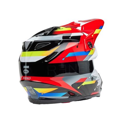 Casque cross Bell MOTO-9S FLEX RENEN NOVA 2025 - Rouge