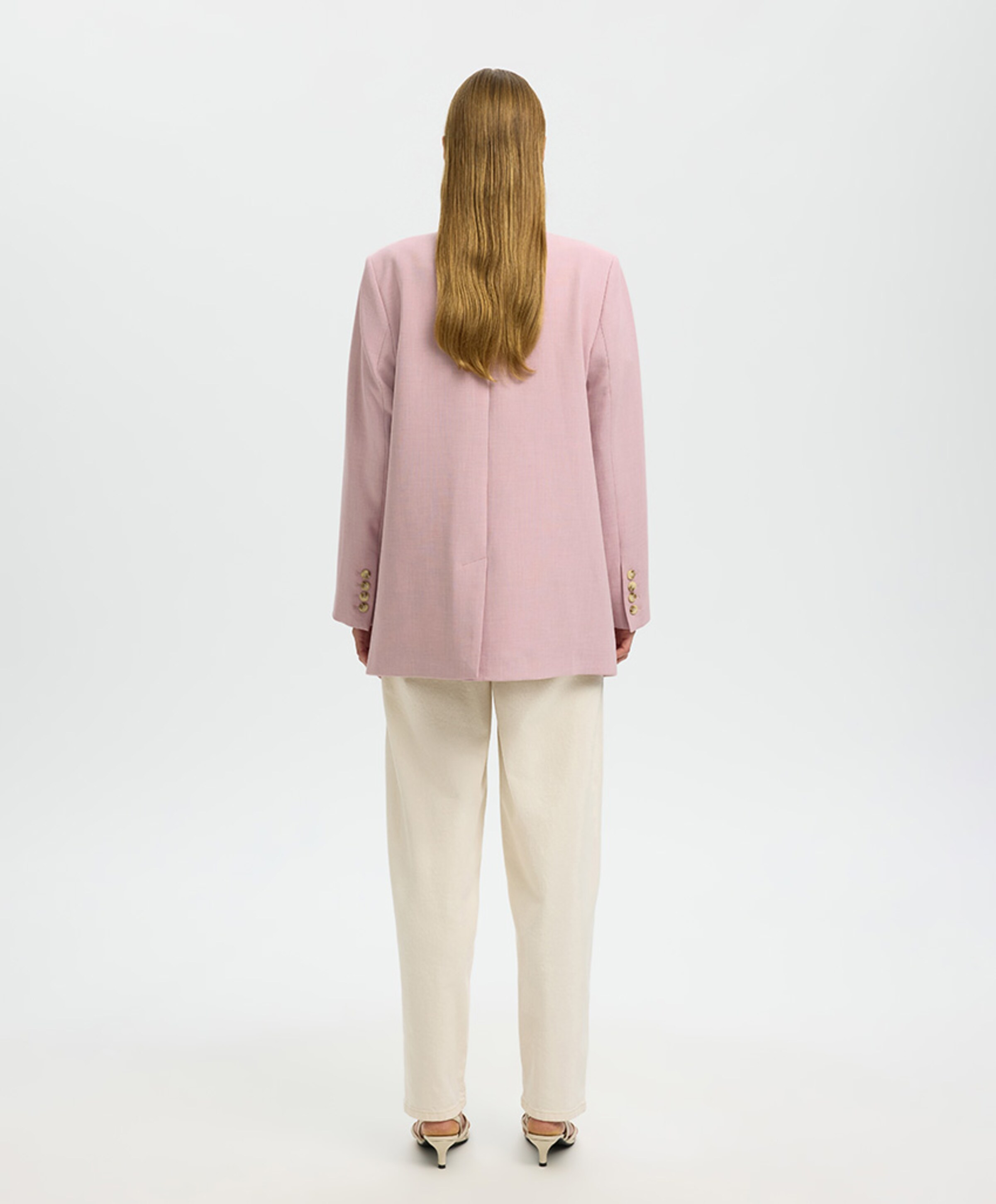 Selected Dames blazer roze