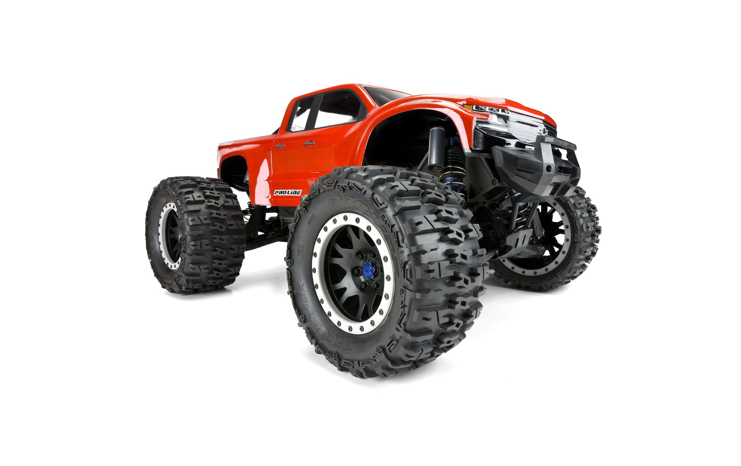 Karosserie Chevy Silverado Z71 2019 unlackiert, 1:5Chevy Silverado Z71 Trail Boss Karosserie, passend zu X-MAXX