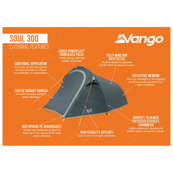 Vango - Soul 300 - Tente 3 places